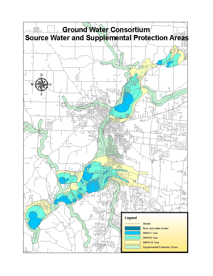 Source Water Protection Areas Map